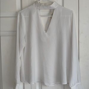 Cream colored blouse